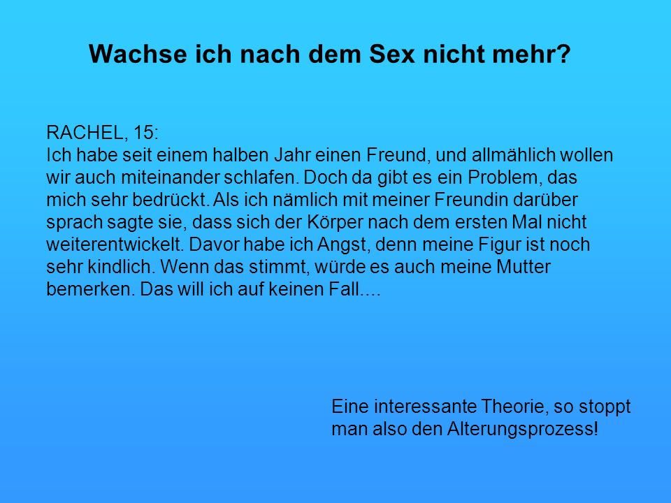 Wie schlafen lesben miteinander